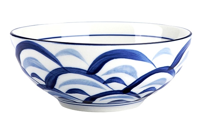 Scodellina in ceramica - Diametro 11.5cm - Disegno Seigaiha Scodellina in ceramica - Diametro 11.5cm - Disegno Seigaiha